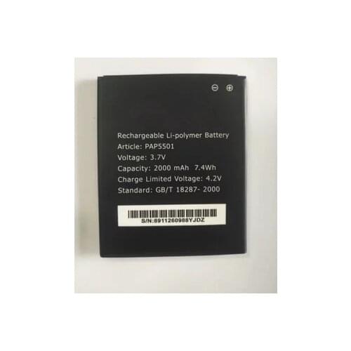 Pap5501 DUO battery for Prestigio MultiPhone pap5501 DUO PAP 5501 Mobile Phone Batteries with phone holder