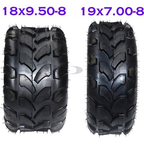 Front 19x7.00-8 rear 18x9.50-8 vacuum tires for four-wheel ATV lawn mower golf cart tubeless tire modification parts