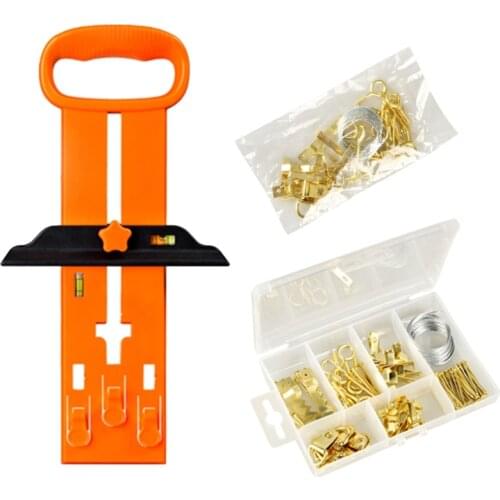 Picture Hanging Tool with Level Mark Position Hang Photo Frame Hanger-Easy Wall Dangle Level Tools for Photo Frames