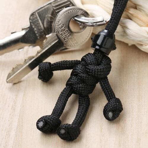 Cute Building Block Keychain Biker Helmet Pendant Keychain Braided Rope Paracord Buddy Bag Hanging Backpack Doll Toy Dropshippin