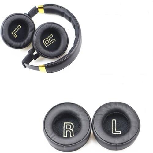 Linhuipad 1 pairs black color Replacement headphone Earpads Ear Pads Cushions with Snap Clip for Xiaomi Mi HiFi Headphones
