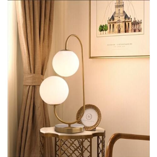 Led glass led bedside lamp bedside lamp lampada da tavolo dining room for bedroom living room deco abajur de mesa