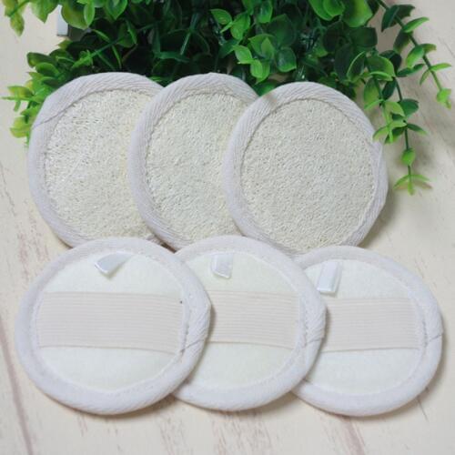 100pcs Loofah Exfoliation Luffa Facial Skin Disc