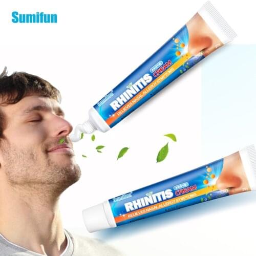 2Pcs 20g Mint Extract Rhinitis Ointment Cold Refresh Nasal Essential for Rhinitis Sinusitis Nasal Congestion Treatment Cream