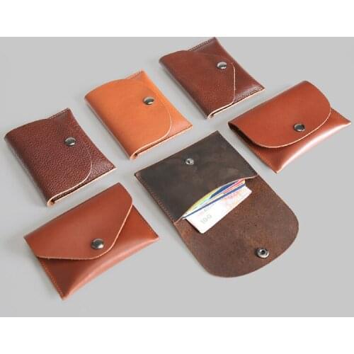 2021 Hot Mens Genuine Leather Coin Purse Holder Wholesale Card Holder Brand Wallet Case