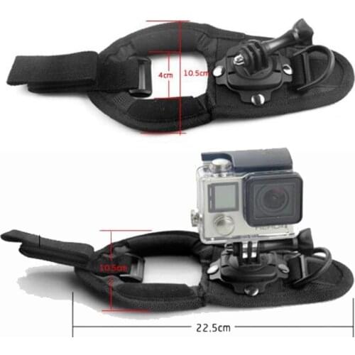 360 Degree For Action Camera Stand Multi-Function Palm Fix Strap Expansion Bracket Action Camera Accessories