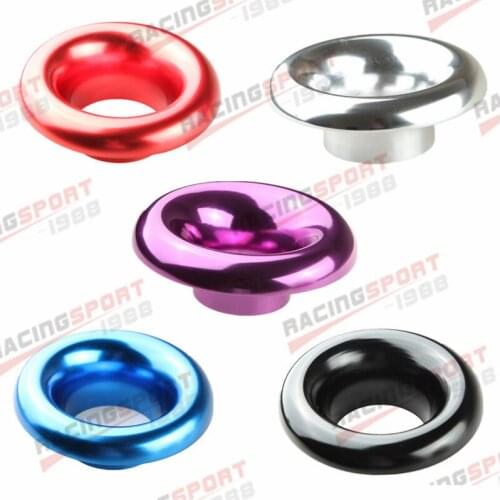 5" inch Short Ram Cold Air Intake Turbo Horn Velocity Stack Adapter Red/Black/ Purple/Blue/SILVER