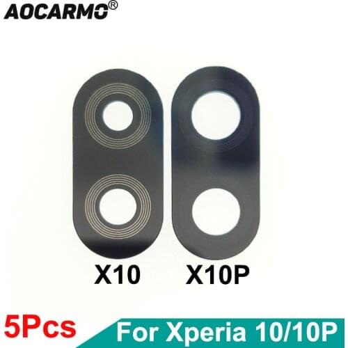 5Pcs/Lot For Sony Xperia 10 i3113/23 i4113/93 10P Plus i3213/23 i4213/93 Rear Back Camera Lens Resin Len With Sticker Adhesive
