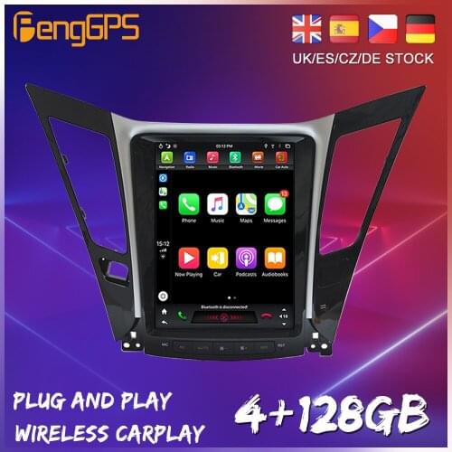Android 9.0 Tesla Style Screen For Hyundai Sonata 8 2012 - 2014 Car Multimedia Player GPS Navigation Auto Radio Stereo HeadUnit