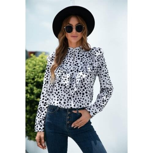 Bencresun Polka Dot Blouses