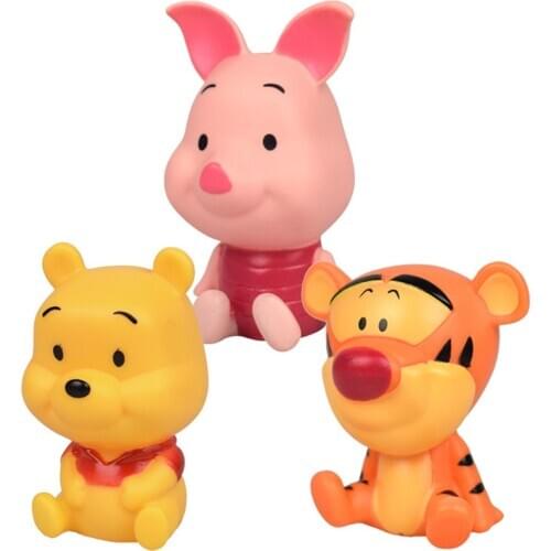 Disney Cartoon Winnie the Pooh Action Figures Toys Decoration Cake Decoration Dolls Christmas Gifts For Kids 5-9cm PVC