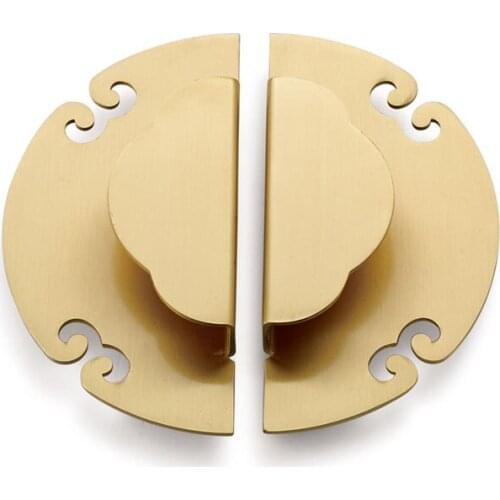 Chinese Cabinet Handles Wardrobe Handle Antique Drawer Knobs Hollow Cloud Style Furniture Handle
