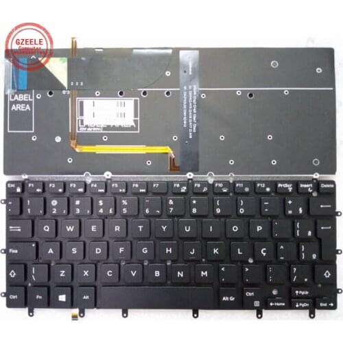 BR backlit laptop keyboard for DELL Inspiron XPS 13 7000 7347 7348 7352 7353 7359 15 7547 7548 9343 9350 9360 N7548 black