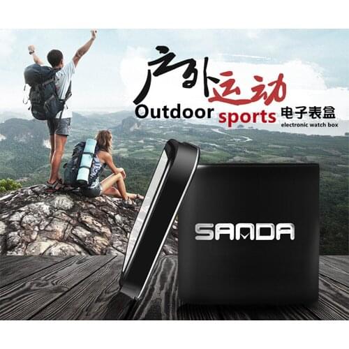 SANDA Square Exquisite Stainless Steel Packaging Watch Box