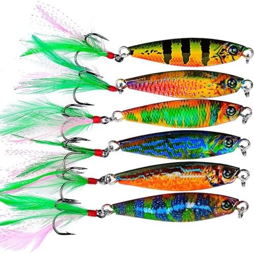 Metal Spoon Fishing lures 7g 10g 15g 20g 30g Sequin lure Artificial bait Hard Baits Tackle pesca vibrating ligh winter fishing