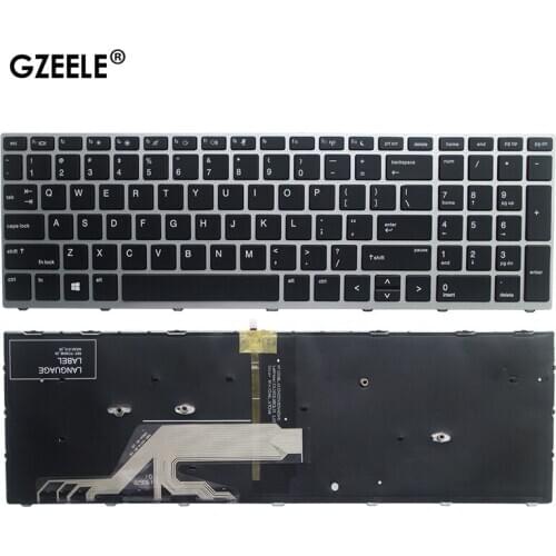 Backlit New US laptop Keyboard for HP Probook 450 G5 455 G5 470 G5 English Keyboard