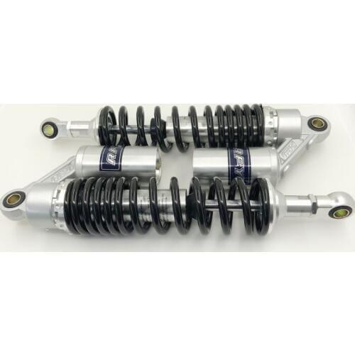 New 350mm 8mm spring motorcycle shock absorber for Honda Yamaha suzuki kawasaki KZ500 ZR750 KZ1000 ZR1100 silver&black