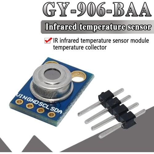 WAVGAT GY-906 MLX90614ESF New MLX90614 Contactless Temperature Sensor Module For Arduino Compatible