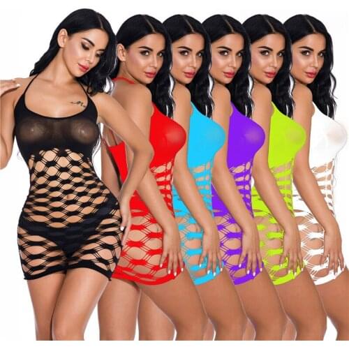 Sexy lingerie Sexy underwear shoulder strap tight hip mesh dress women uniforms intimates hot porno sex costumes slips nightgown