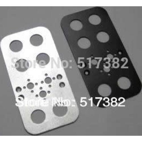 8pcs/lot Big feet robot servo mount black Mount Robot Servo Mount Smart Car Accessories Black Wholesale