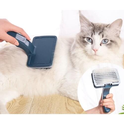 Pet Grooming Puppy Cat Faded Comb Hair Brush Plastic Cat Accessories Cats Products Dog Brush Cat Brush