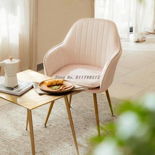 Nordic ins chair net red makeup chair simple desk chair manicure chair dining chair household stool restaurant back chair