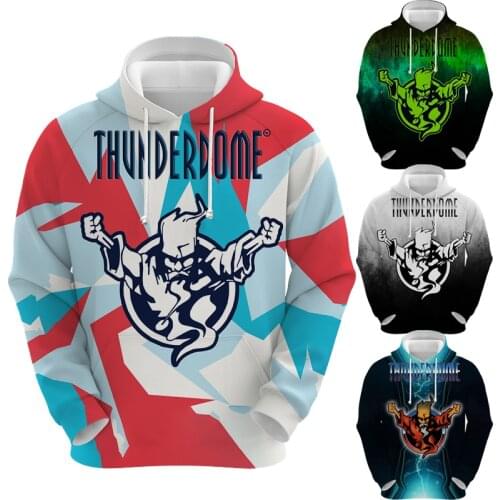 Thunderdome 3D Print Male Hoodies Spring Autumn Adult Cartoon Anime Sweatshirt Sudadera Unisex Long Sleeve Pullover Tops Coat