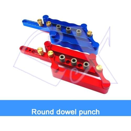 08550 Round Dowel Hole Puncher Woodworking Hole Opener Wood Board Positioner Jigsaw Artifact Woodworking Hole Puncher