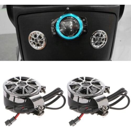 1 Pair Motorcycle Loudspeaker Car HiFi Full Range Speaker Waterproof Universal A0NE