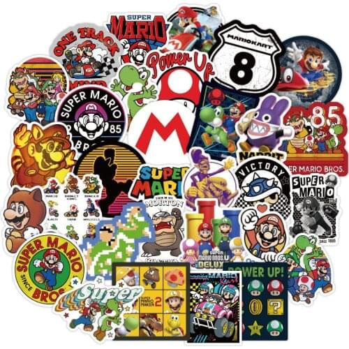 100PCS Anime Game Stickers DIY Travel Skateboard Suitcase Guitar Luggage Laptop Waterproof Sticker Decals for Kid Toy