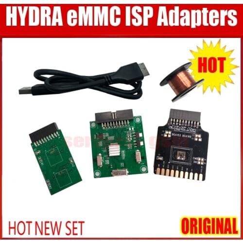 NEW ORIGINAL HYDRA eMMC ISP Adapters Tool BGA153,BGA169,BGA221,BGA162 eMMC Break Out Board