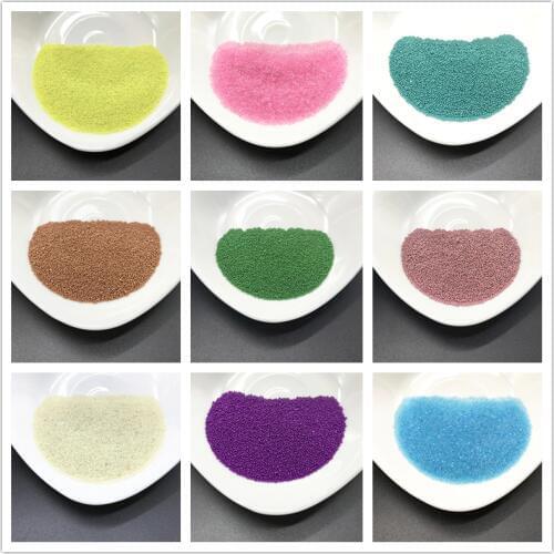 Wholesale About 10000 pcs 3D Nail Art Decoration Mini Glass Micro Beads Tiny Caviar Nail Deco Beads Imitation Pearl DIY