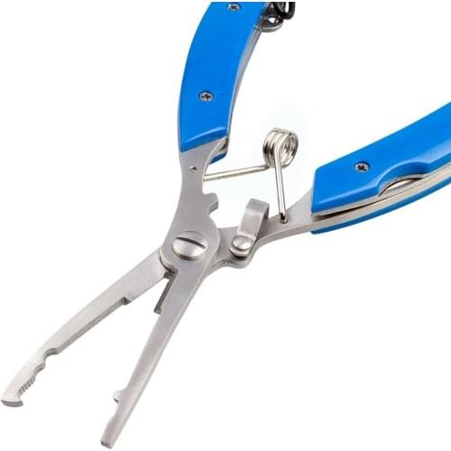 8pcs Stainless Steel Fishing Pliers Scissors small Curved Nose Fishing Tackle Fish Hook Remover fishing