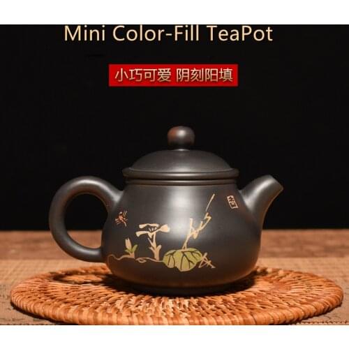 80-150ml China Jianshui Purple Clay Pure Handmade MiniTea Pot(Not Yixing Zisha) Ceramic Kung Fu Tea Set Drinkware Tea Ceremony