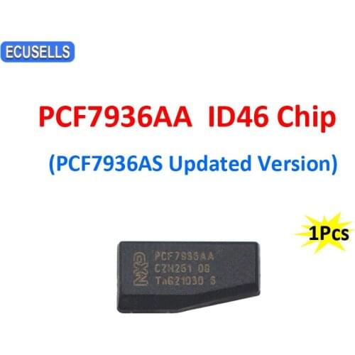 Car Key Chip Blank PCF7936AA ID46 Crypto Chip For Car Key PCF7936AA Transponder Chip (PCF7936AS Updated Version)