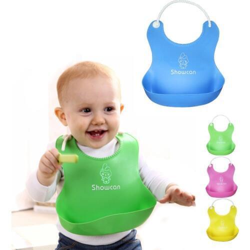 Baby Infants Kids Cute Silicone Bibs Baby Lunch Bibs Cute TPE Waterproof Carters Baby Bibs Fashhion Burp Cloths Girls Boys G0056