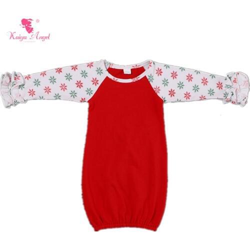 Kaiya Angel Baby Sleeping Bag Christmas Newborn Infant Sleeping Bag Sleepsacks Girls Ruffle Sleeve Raglans Bag Sleeping Clothes