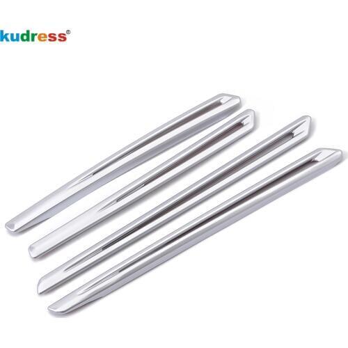 For Volkswagen Tiguan MK 2 2017 2018 2019 ABS Matte Interior Mouldings Inside Door Audio Speaker Sound Cover Trims Accessories