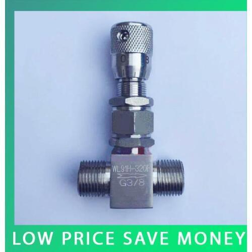 G1/4/ G1/2 Needle Adjustment Valve High Temperature Gas Flow Control Valve