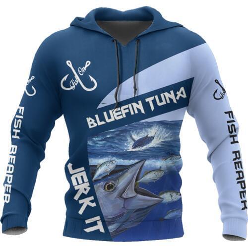 Bluefin Tuna Fishing 3D Printed Men Hoodies Retro Harajuku Fashion Hooded Sweatshirt Autumn Hoody Casual streetwear hoodie DY-23