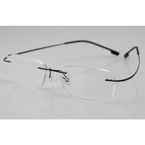 Rimless memory titanium flexible eyeglasses Reading Presbyopic glasses magnifying glasses +1.0 +1.5 +2.0 +2.5 +3.0 +3.5 +4.0