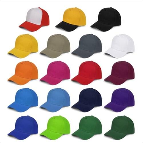 Adjustable Splicing Five Piece Hat 19 Colors Dad Hat Solid Color Motion Outdoor Snapbac Multiple Colour Velcro Baseball Cap
