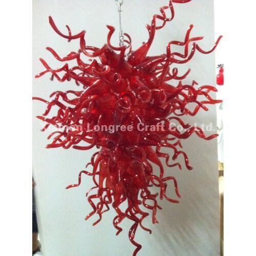 Luxury Style Hand Blown Glass Hotel Chandelier for Sale
