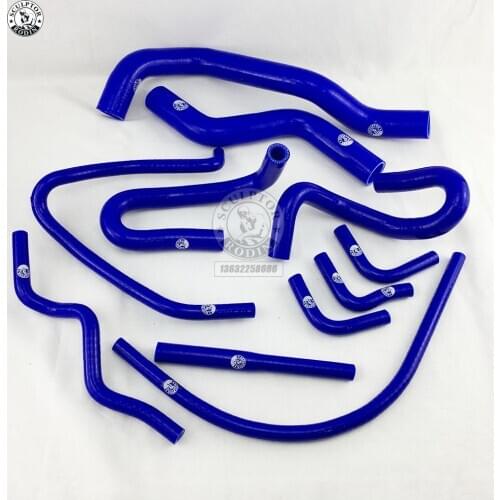 Silicone Radiator Hose For Toyota Altezza Lexus RS200 SXE10 IS200 98-05 (11pcs) red/blue/black