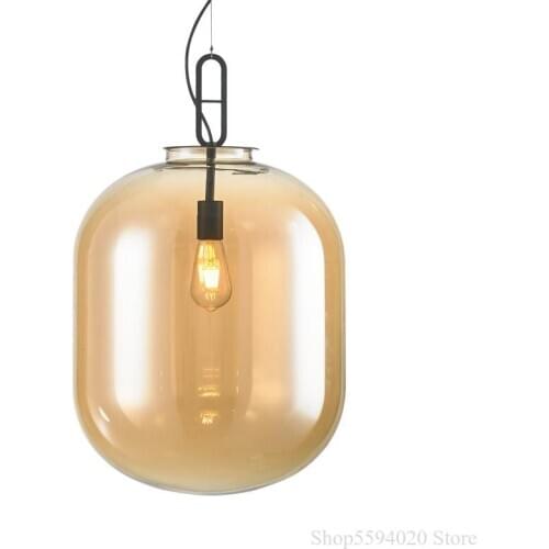 Modern Balloon Glass Chandelier MARSDEN Nordic for Living Room Bedroom Dining Hanging Light Fixture Retro Creative Home Decor