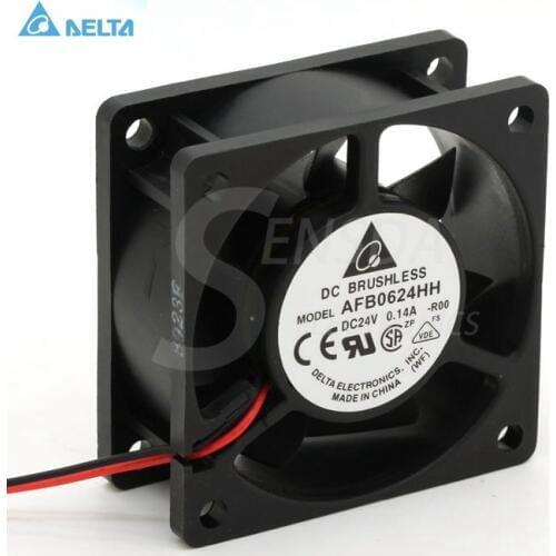Delta AFB0624HH 60*60*25mm DC 24V 0.14A 5000RPM dual ball beraing Cooling fan