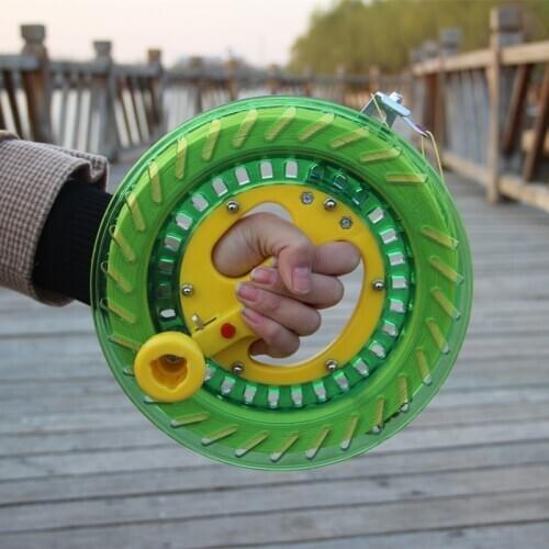 High-Quality Crystal Kite Wheel 22cm Kite Wheel With 400m Kite Line Outdoor Sports Flying Tools Kids Toys