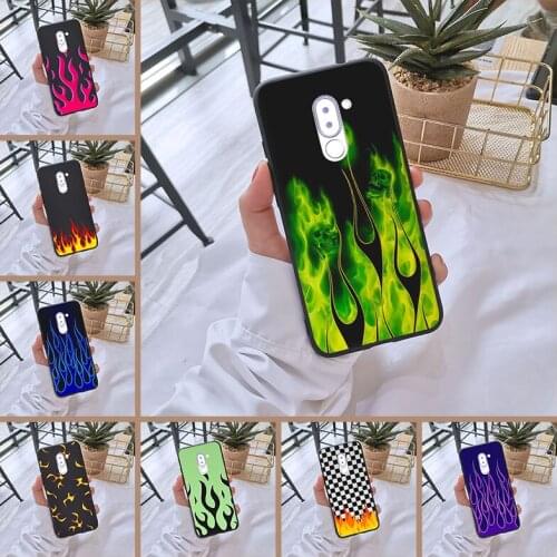 Back Cover For Huawei Honor 6A 4C 5C 6C Pro Art Flame Aesthetic Cool Phone Case soft Silicone For Huawei Honor 4X 5A 5X 6 6X