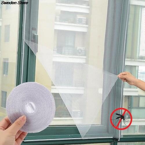 Anti-insect Fly Bug Mosquito Door Window Curtain Net Mesh Screen Protector Cool White,Black