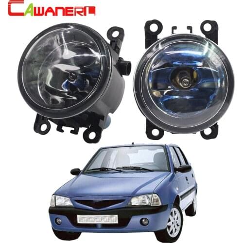 Cawanerl For Dacia Solenza Hatchback 2003-2007 100W Car Halogen Bulb Front Fog Light DRL Daytime Running Lamp 12V 2 Pieces